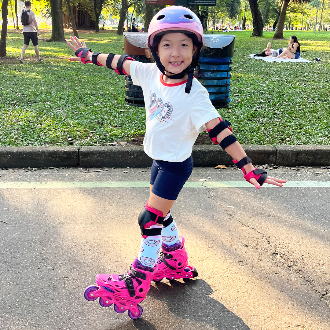 Freemix Inline Skates for Girls - Pink