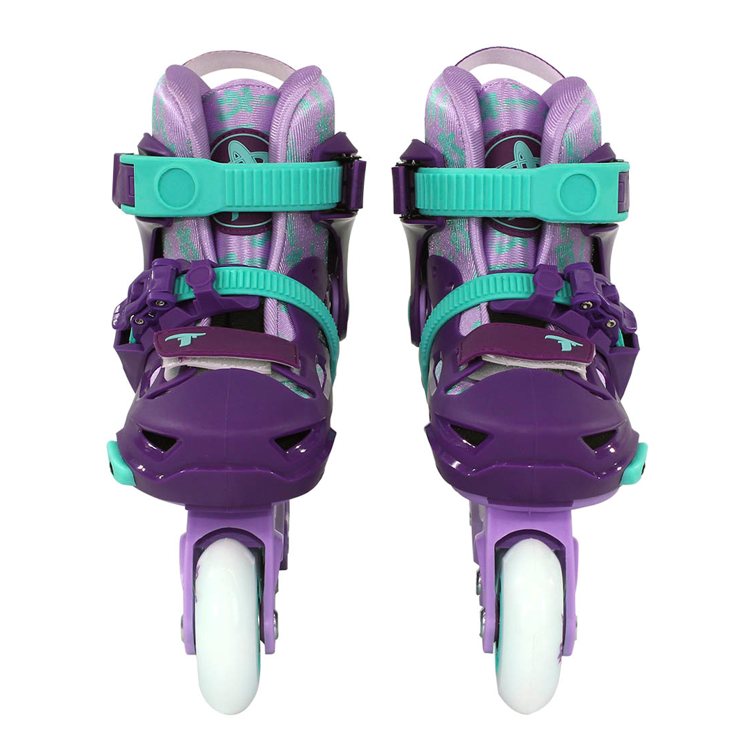 X-light Inline Skates w/ Light-up Wheels for Kids - Purple