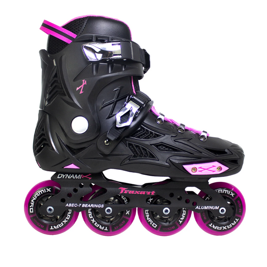 TRAXART Dynamix Pink urban inline skates side view