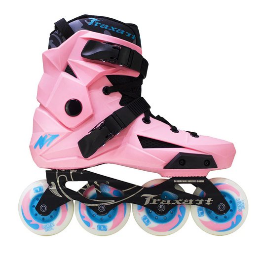 TRAXART Revolt Rose Pink urban inline skates side view