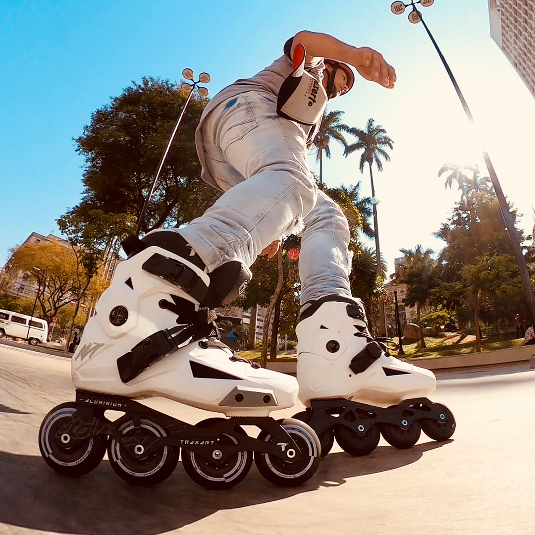 Revolt White urban inline skates product view