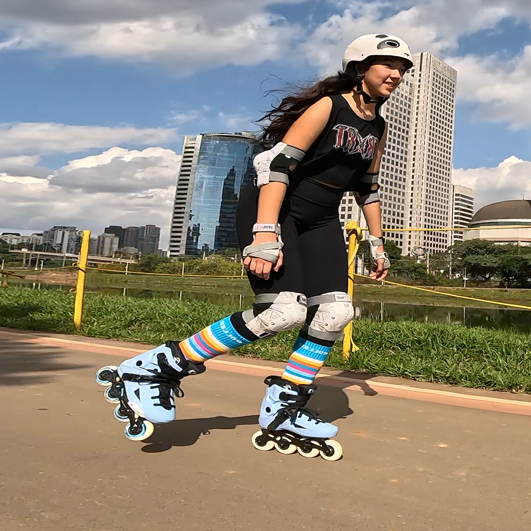 Revolt Sky Blue urban inline skates product view